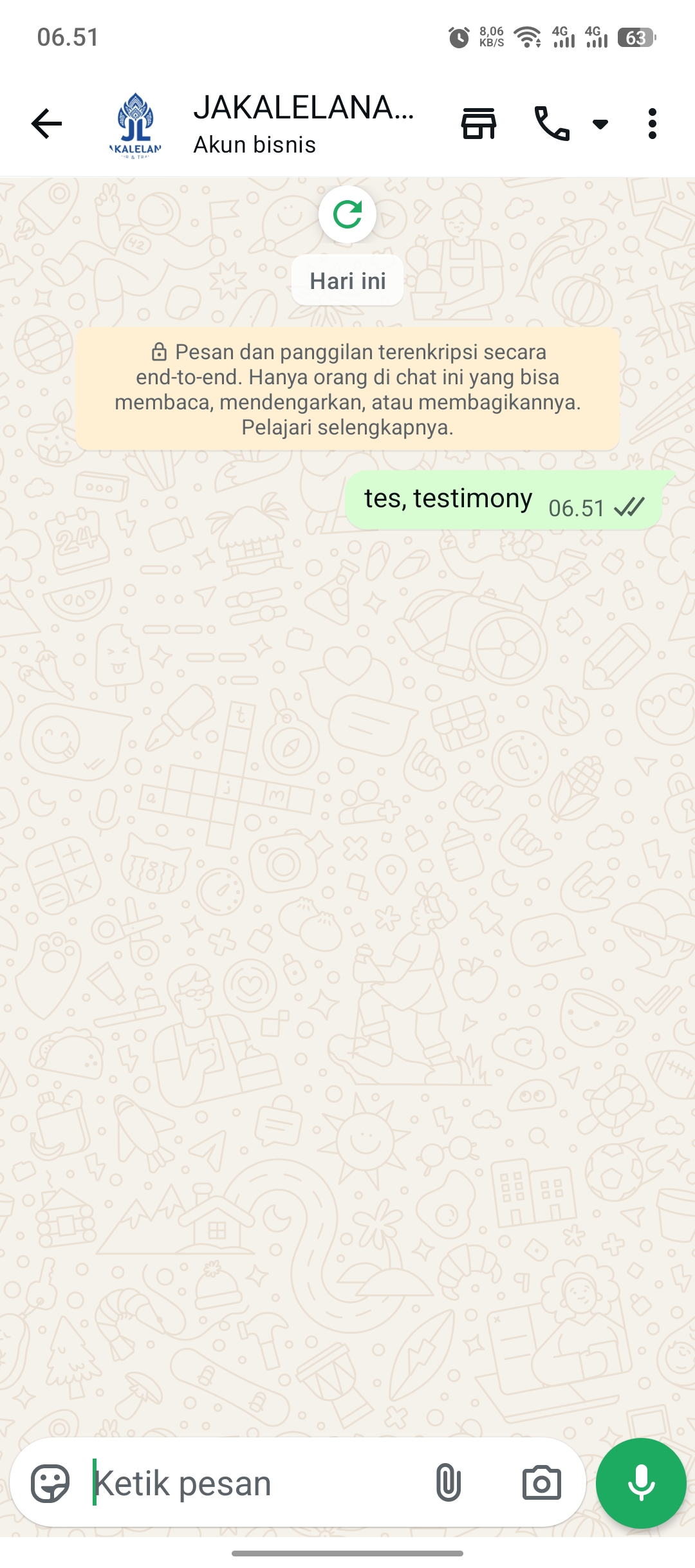 Testimoni Reza Wirawan